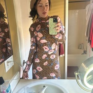 Free People turtleneck maxi dress